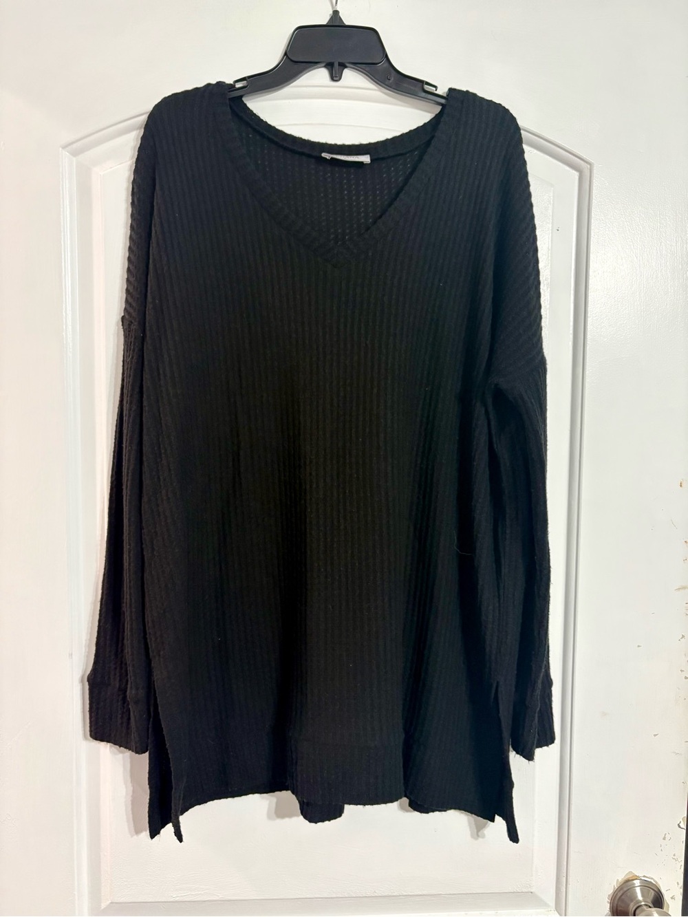 Black V-Neck sweater